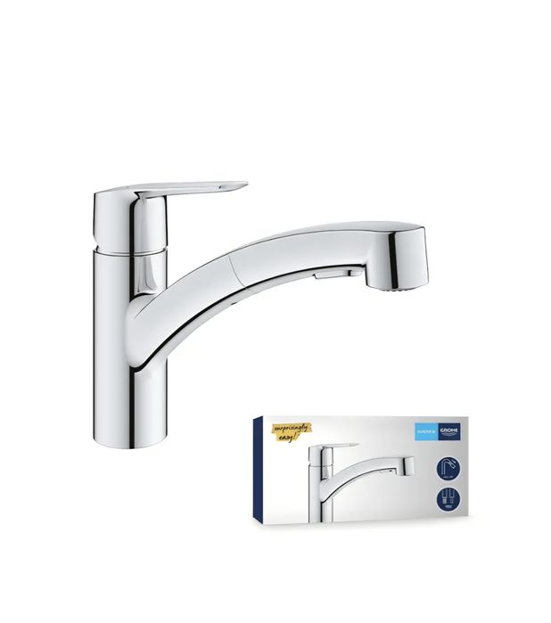 Bateria Kuchenna GROHE START Nowy Kran 2 strumienie wyciągana wylewka