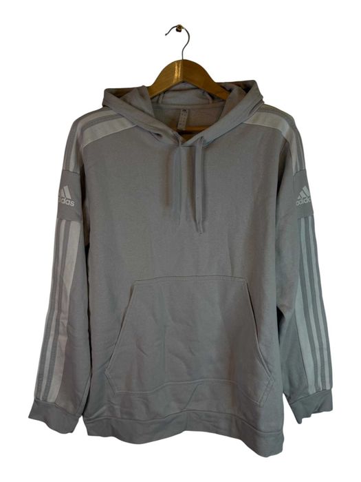 Bluza z kapturem Adidas szara XL