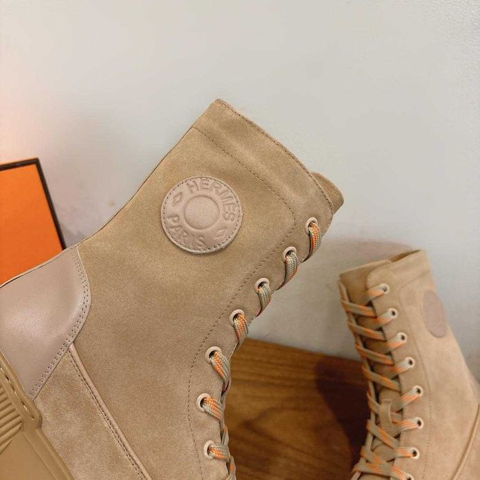 Botki Hermes 40 beż