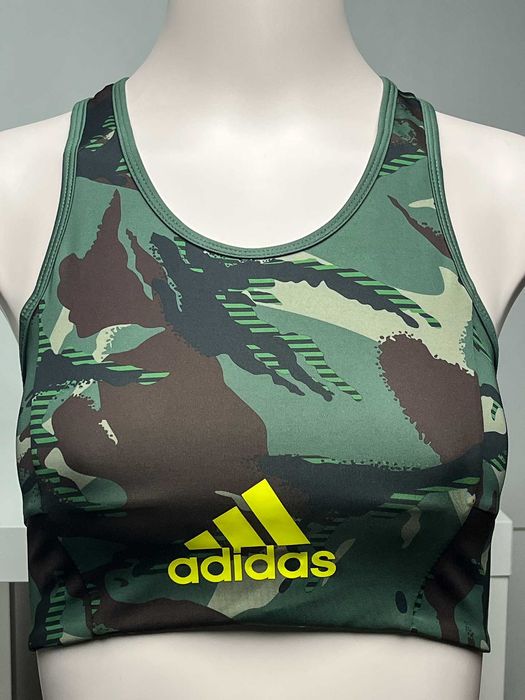 Adidas W CAMO BT – sportowy top Primegreen | NOWY
