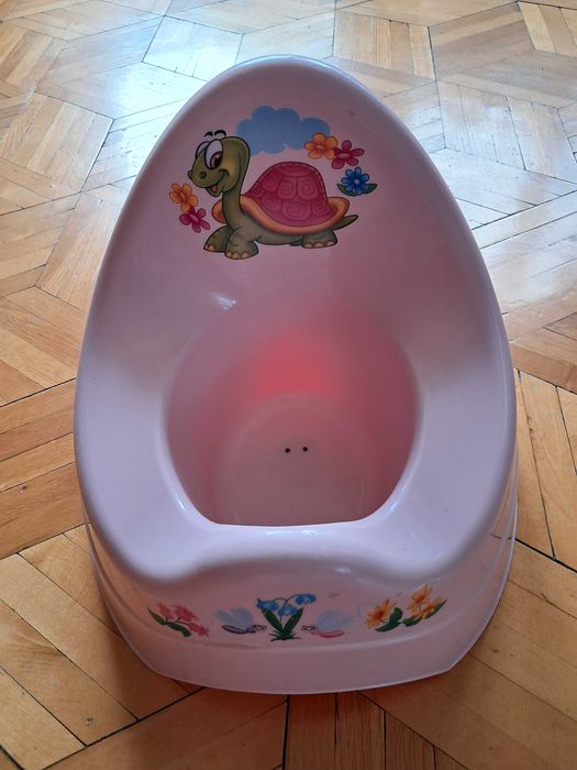 Nocnik dla dziecka "Żółwik" różowy firmy "Maltex"