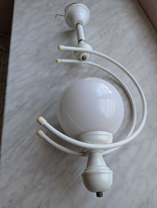Lampa zwisająca na dużą żarówkę - klosz przeźroczysty