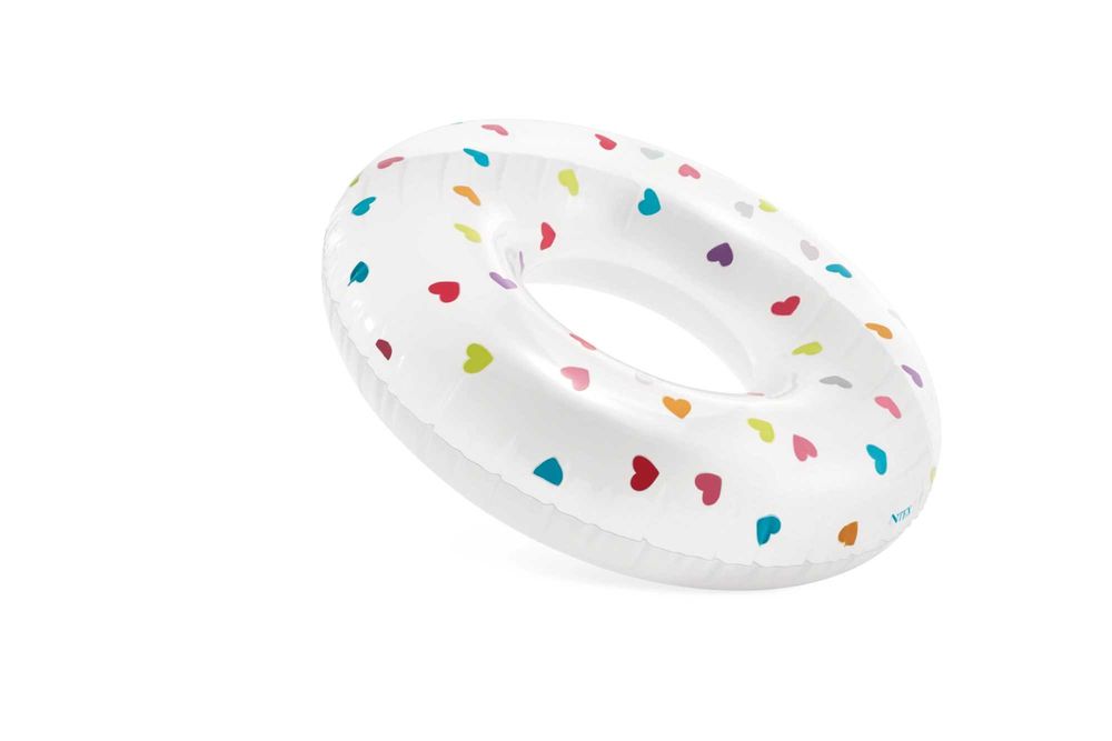 Dmuchane koło Intex Serduszka 81 cm basen plaża morze HIT