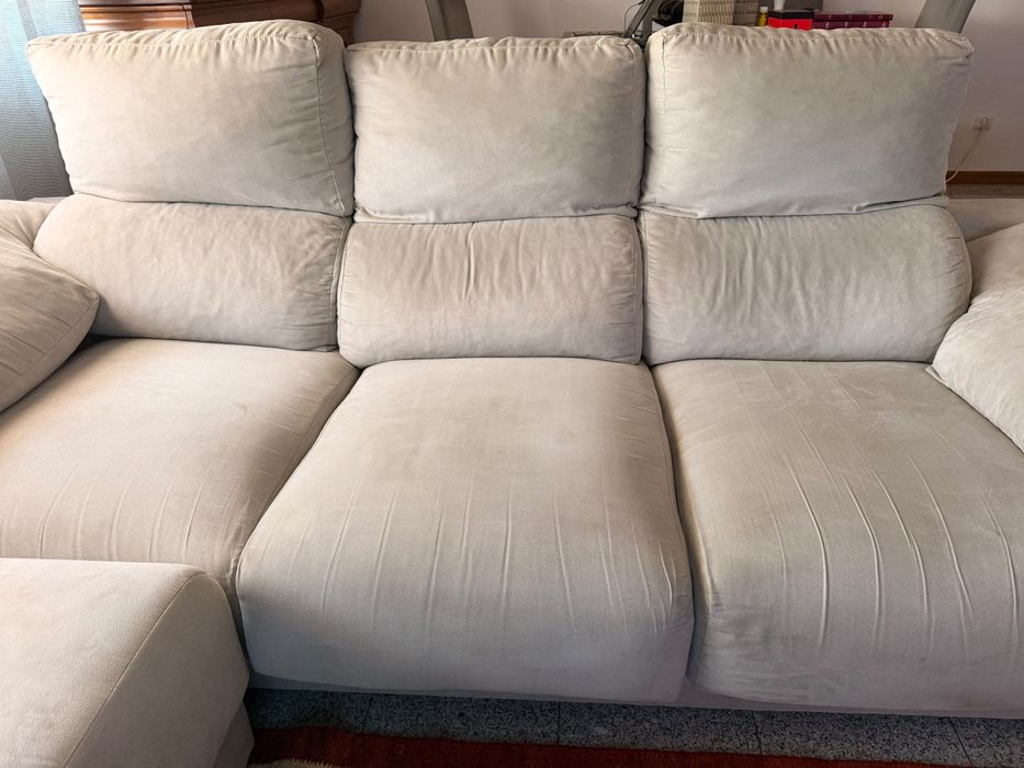 Sofá 3 lugares com chaise long amuvivel