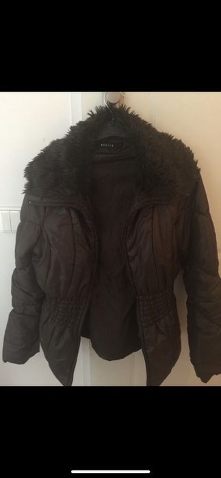 Brązowa czekoladowa kurtka Mohito