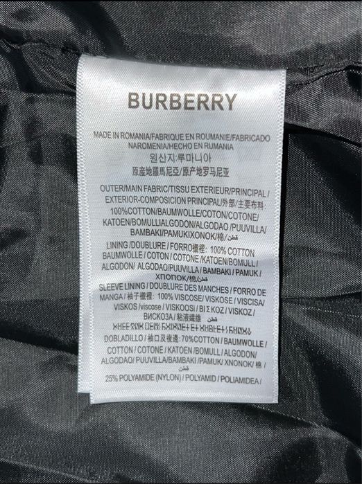 Пуховик Burberry, Куртка Барбері