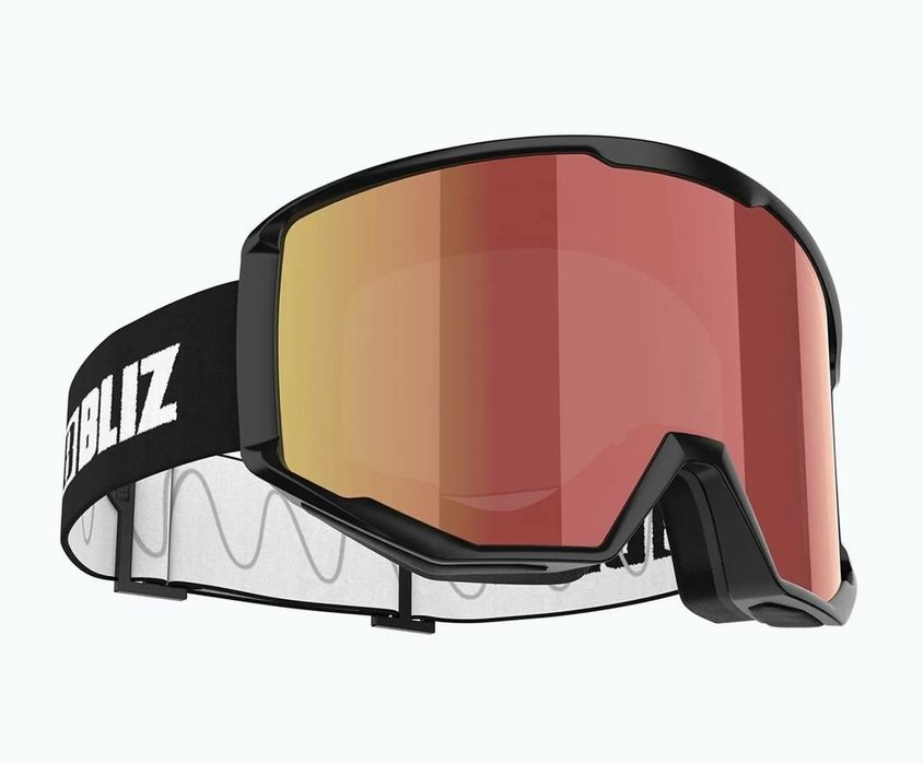 Окуляри гірськолижні Bliz Charge OTG matt white brown red Spark black