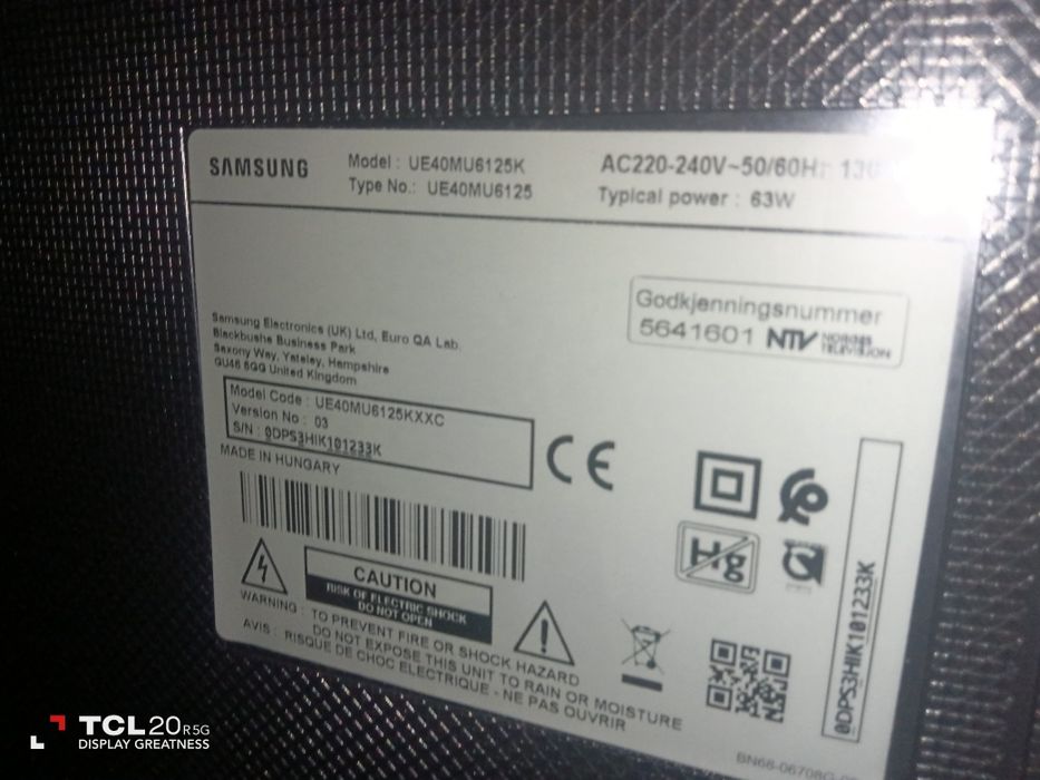 Vendo plasma Smart TV Samsung