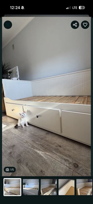 Łóżko Ikea Hemnes