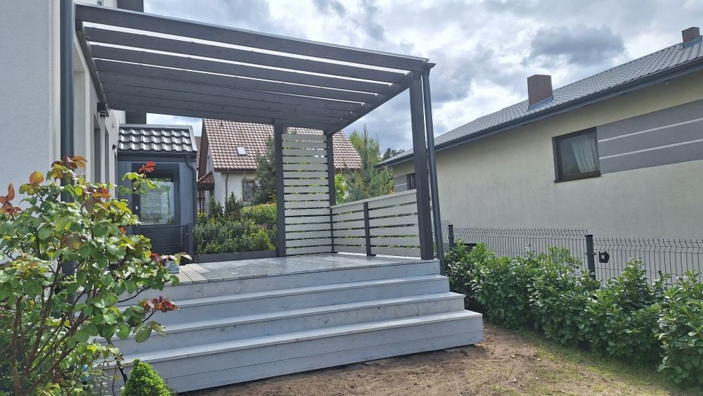 Tarasy ,zadaszenia , altany .wiaty , balustrady.