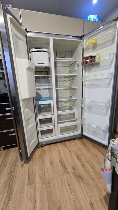 Lodówka zamrażarka Side by side TEKA NF1650 Kostkarka, Intelgent Cool