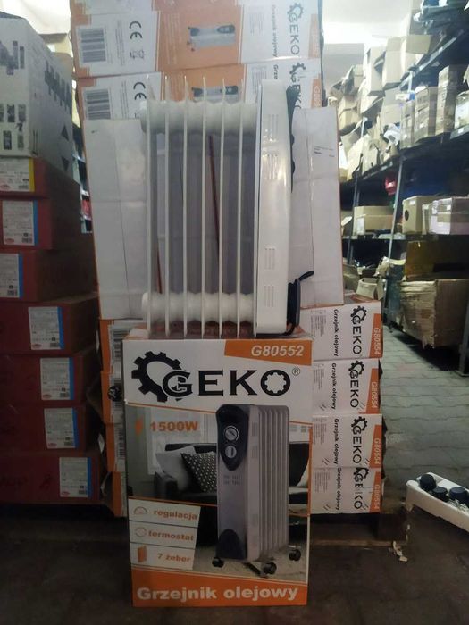 Grzejnik olejowy 7 żeberek 1500W nowy