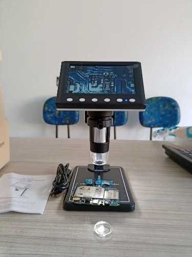 Nowy MIKROSKOP Cyfrowy z LCD 4.3” Zoom do 1000X oraz 8 Diod LED