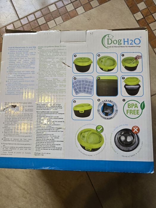 Fontanna do picia wody dla psa