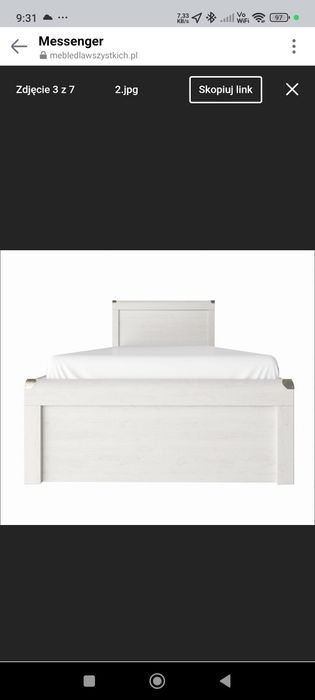 Łóżko młodzieżowe 90x200