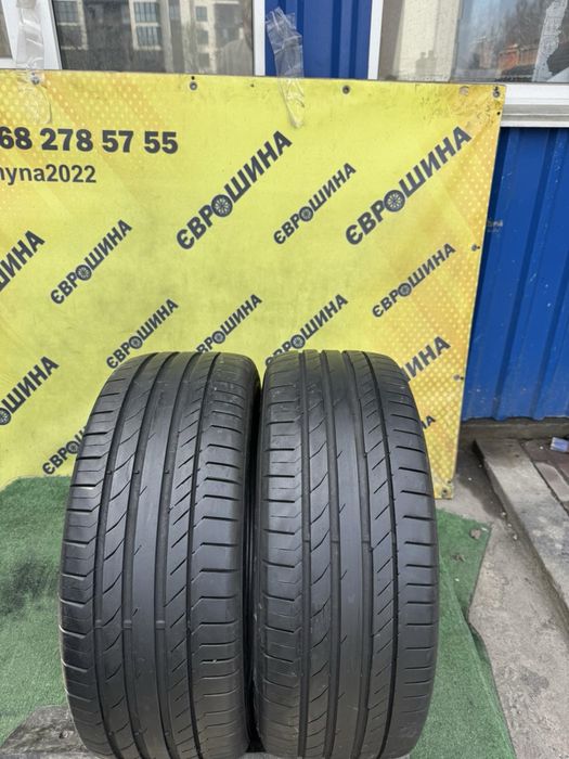 Continental 235/50r18 пара резина шини б/у склад оригінал літо