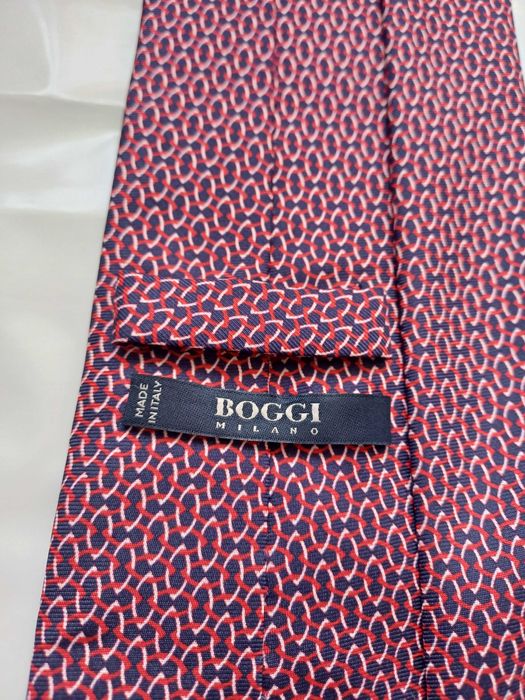 Boggi Milano jedwabny krawat