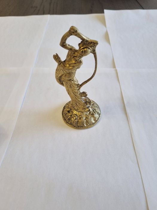 Estatueta indiana em estanho