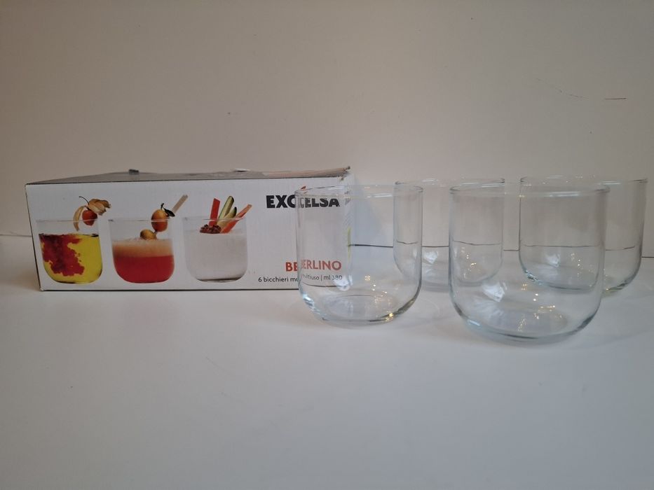 Excelsa Berlino zestaw szklanek 4 sztuki do napoi lub drinków
