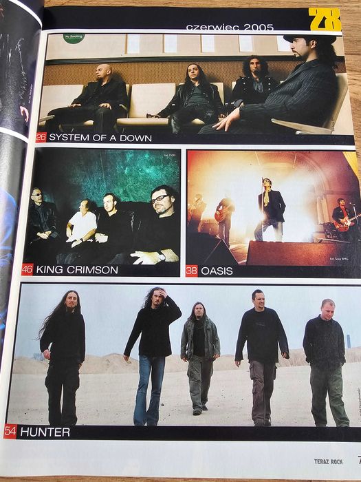 UNIKAT! Teraz Rock 6/2005 - Bruce Dickinson, Iron Maiden, Coldplay