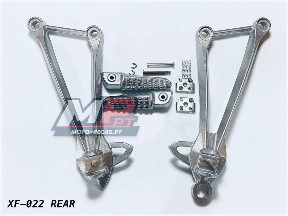 pousa pes completos traseiros kawasaki zx-6r / zx-10r