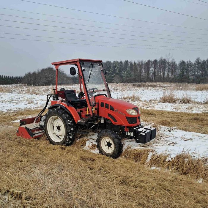 Mini koparka karczowanie wycinka równanie terenu wykopy rębak