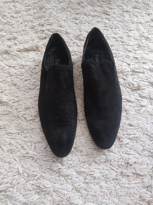 Туфли натуральный замш 43 р