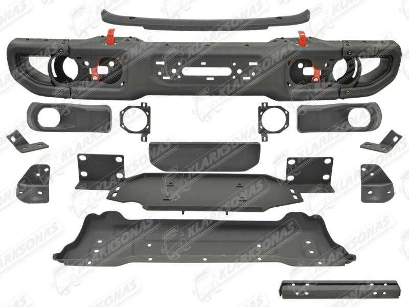Бампер передній JEEP GLADIATOR 2019 + JEEP WRANGLER 2018 + PCR04123SET