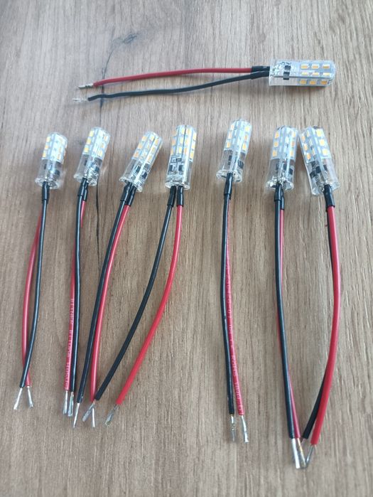 Żarówka LD G4 10mm 2W DC 12V 3000K Biały Ciepły