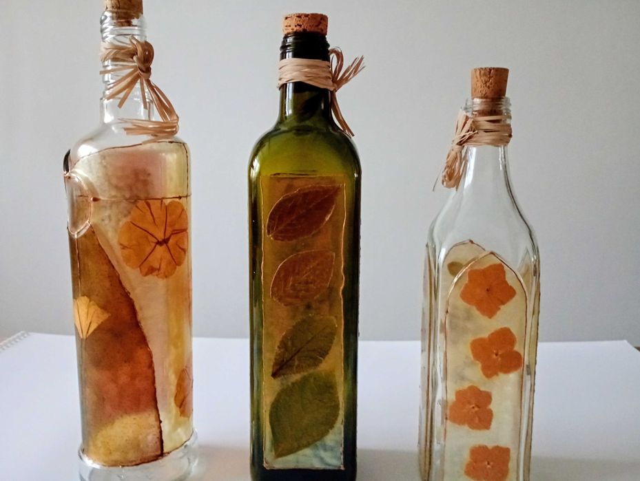 ozdobne butelki hand made