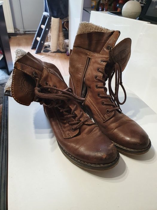 Skórzane buty lasocki