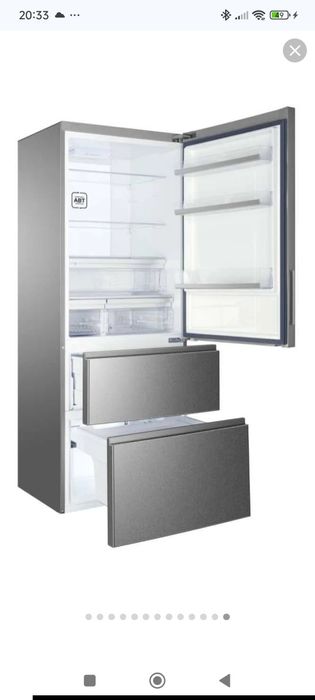 Lodówka trzydrzwiowa haier  a3fe742cmj