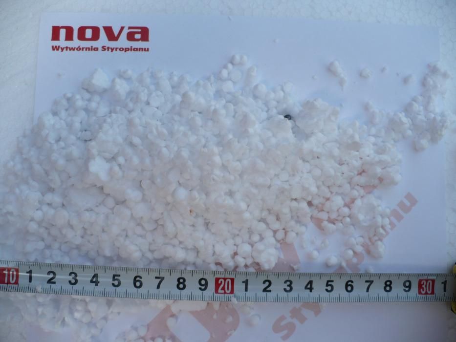Idealnie Czysty Styropian Granulowany Posadzki Wylewki Pufy 49zł/m3