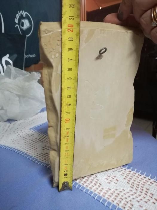 URGENTE PARA DESOCUPAR -Quadro Nª Srª de Fatima em marfinite
