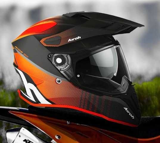 Capacete NOVO Airoh Commander Orange Matt (45% Desconto) Tamanho L