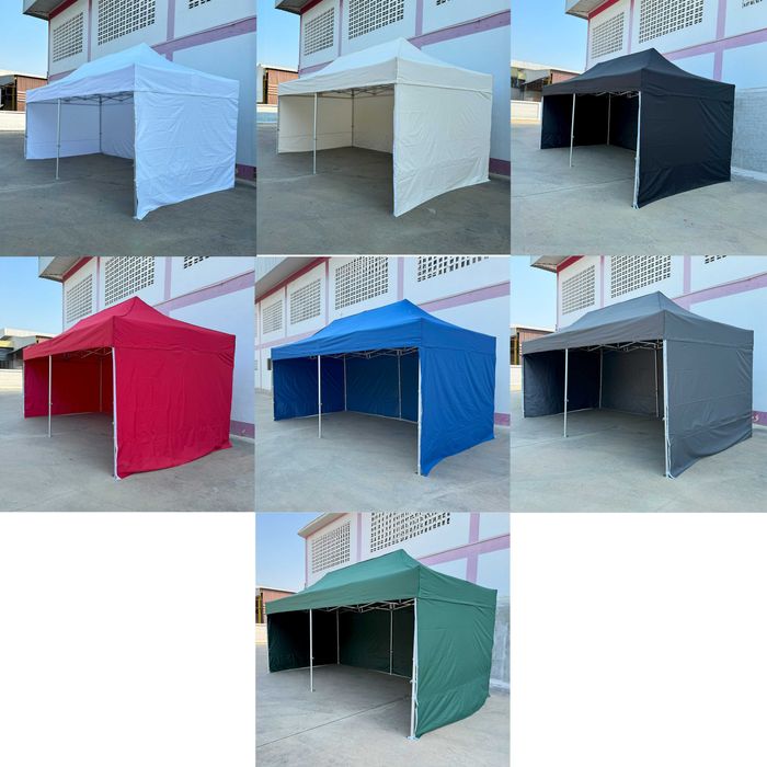 Namiot ekspresowy handlowy H45 3x6 PREMIUM PVC 320g/m2