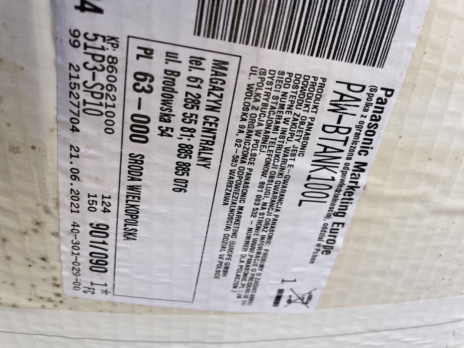 Pompa ciepla Panasonic 16 kW bufor cwu wifi