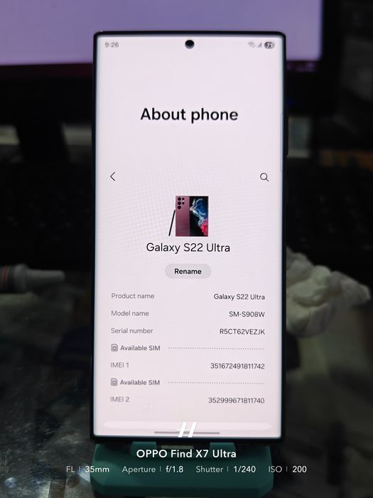 Samsung s22 ultra 256GB