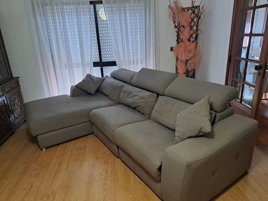 Sofá de 3 lugares reclinavel