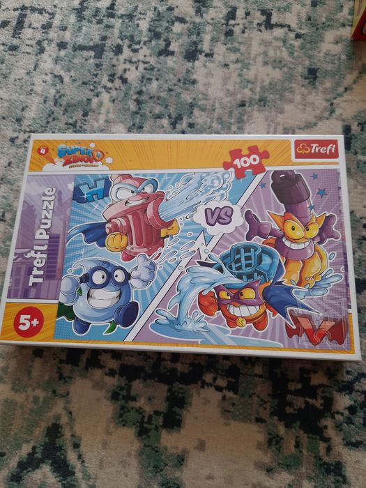 3 pudełka puzzli dla dzieci