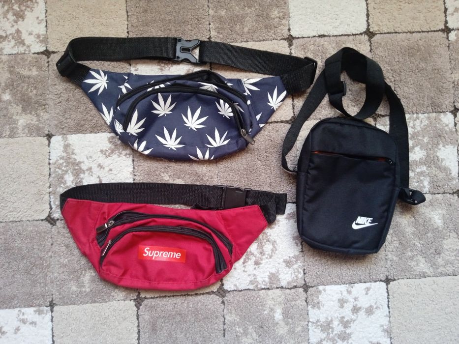 Сумки nike. supreme.