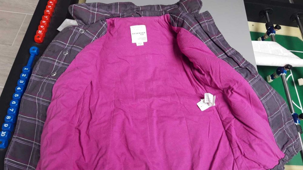 Plaszczyk zimowy dziewczecy Reserved rozm. 110