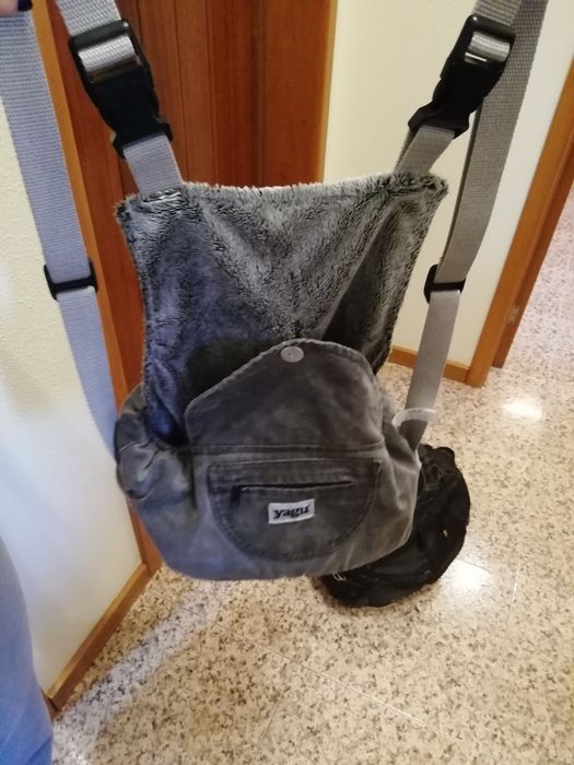 Mochila frontal para animais pequenos