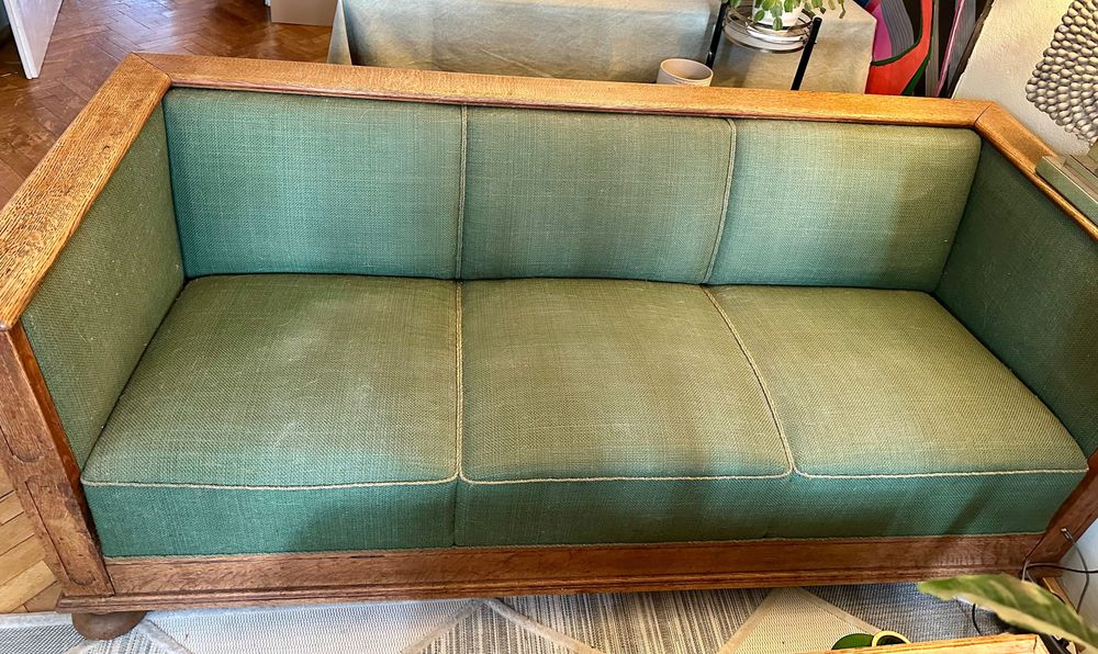 Duńska sofa typu skrzynia