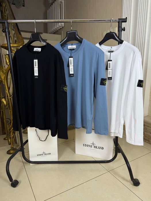 Stone Island Black Ami Cotton Longsleeve