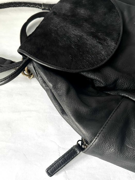 Plecak torebka Liebeskind Berlin damski czarny skórzany