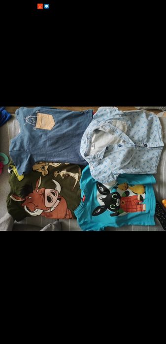 Spodnie dresy jeans chłopięce 86/92