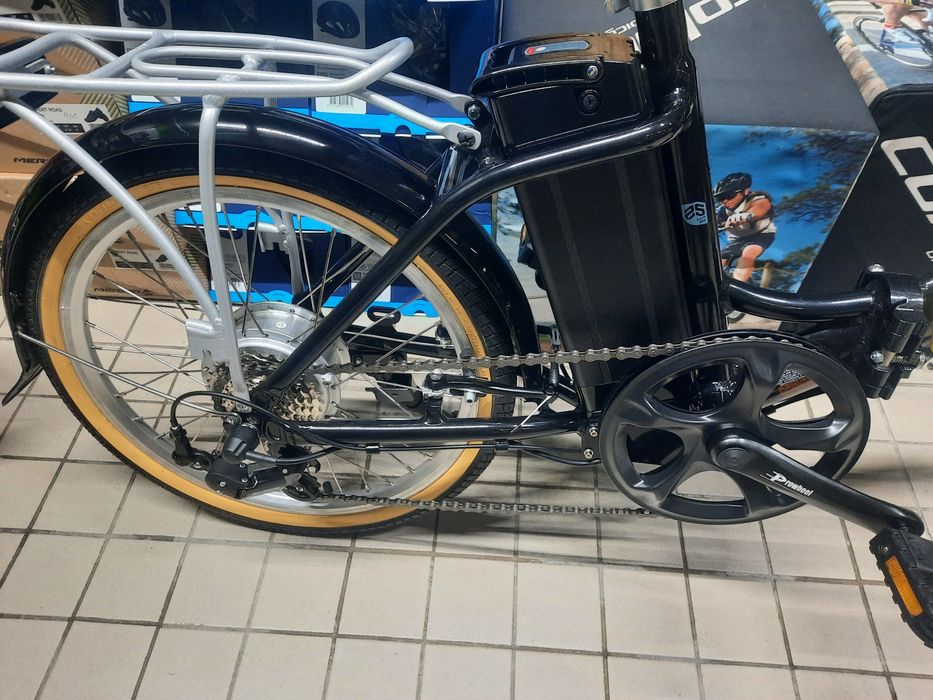 Bicicleta coluer eletrica dobravel roda 20