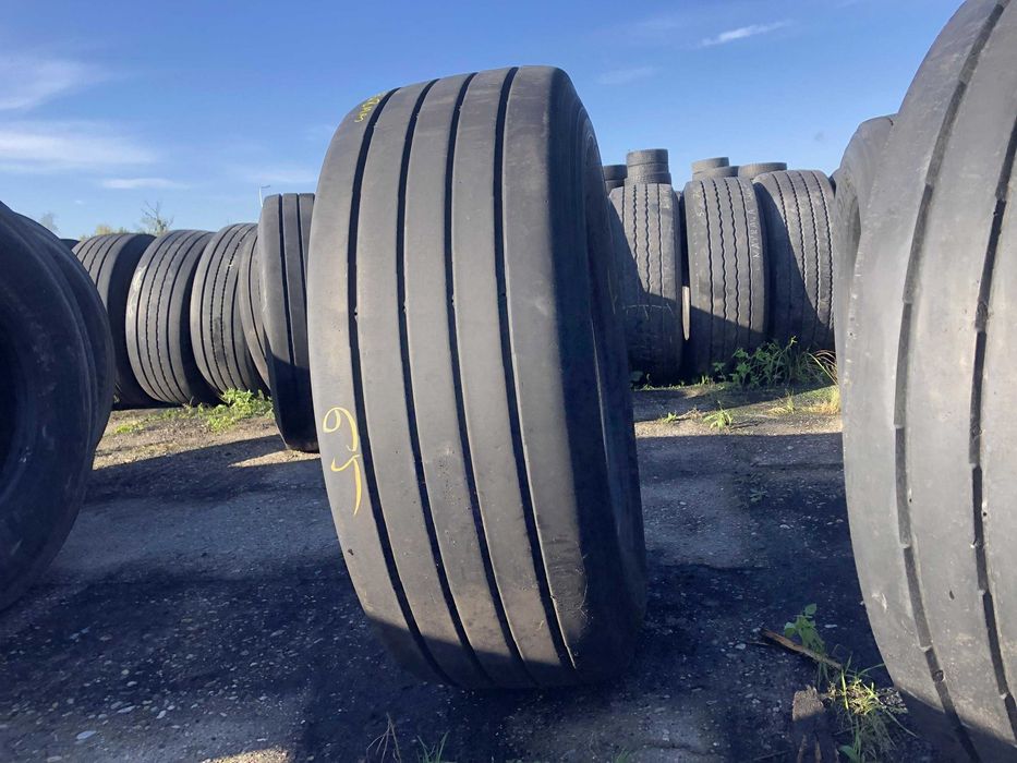 Opona Używana 385/65r22.5 Goodyear Kmax T 8mm Możliwa Wysyłka