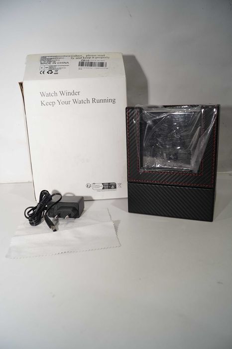 1545 Automatyczny rotomat ekspozytor na 2 zegarki czarny